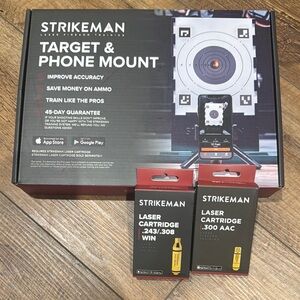 Laser Cartridge and Phone Mount Set - Black and Red